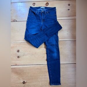 Madewell Dark Blue Skinny Jeans